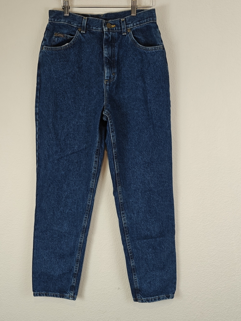 Vintage Riders Dark Wash Straight Leg Denim Classic 90s Fit High Rise Relaxed 29